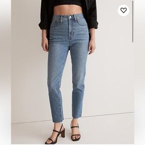 Madewell The Perfect Vintage Jean in Earlside Wash: Raw Hem Edition